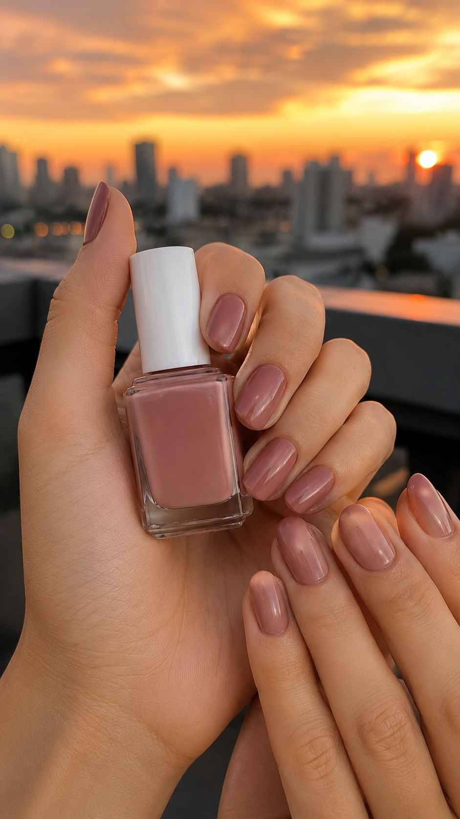 Balance Satin Nails With Natural Cuticles