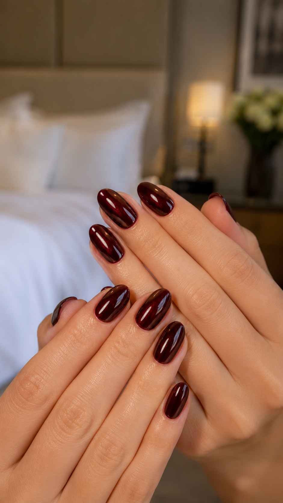 Black Cherry Cola Nail Colors for Dark Fruit Depth