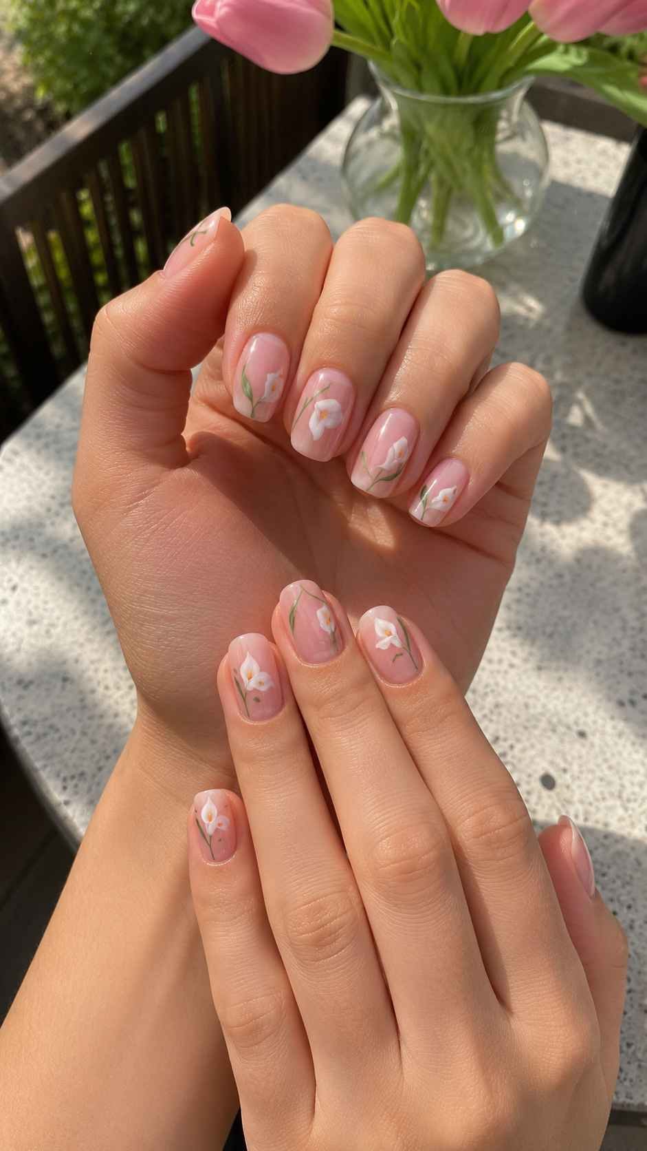 Calla Lily Nail Stickers