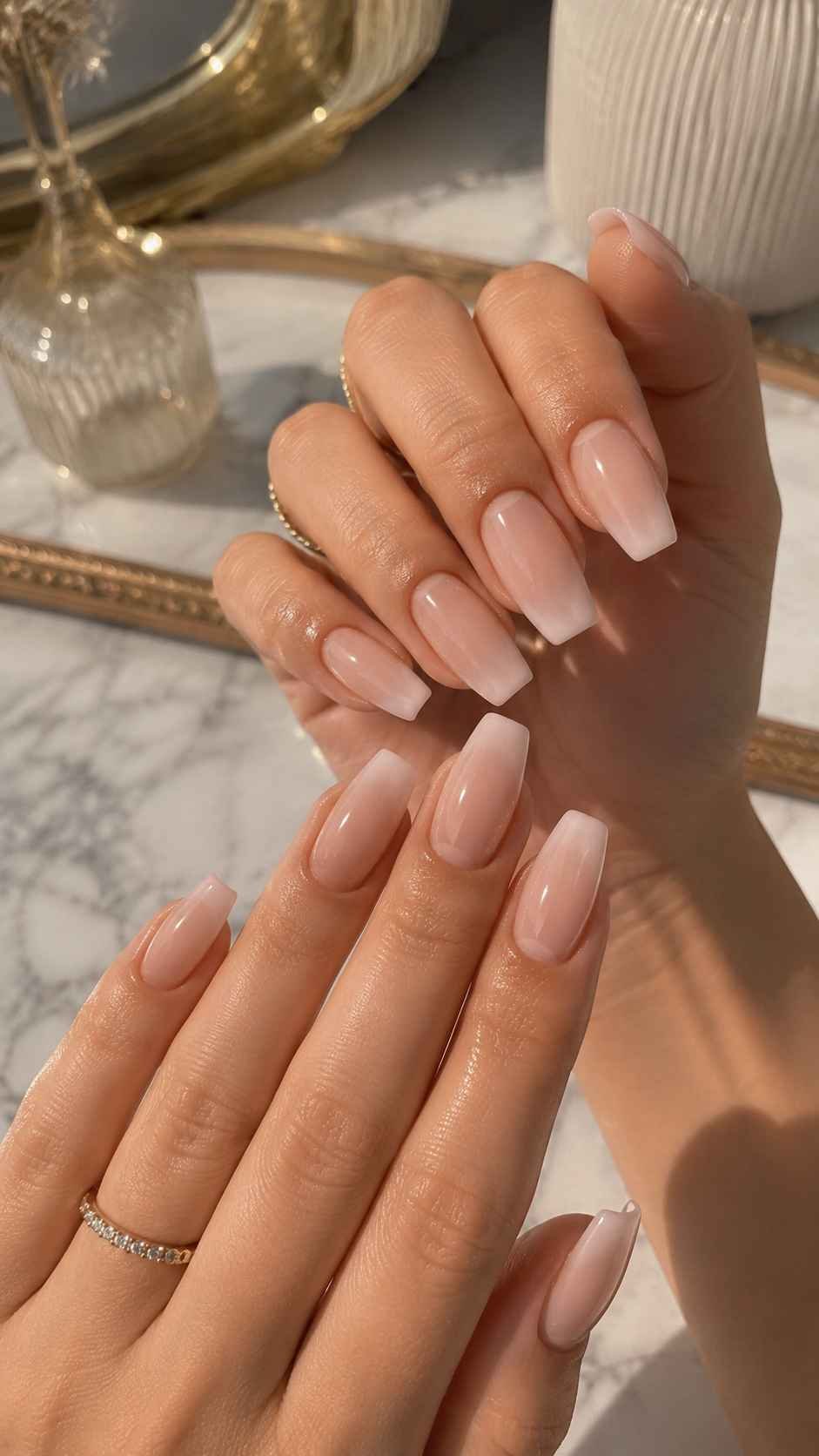 Cushion Coffin Nail Extensions