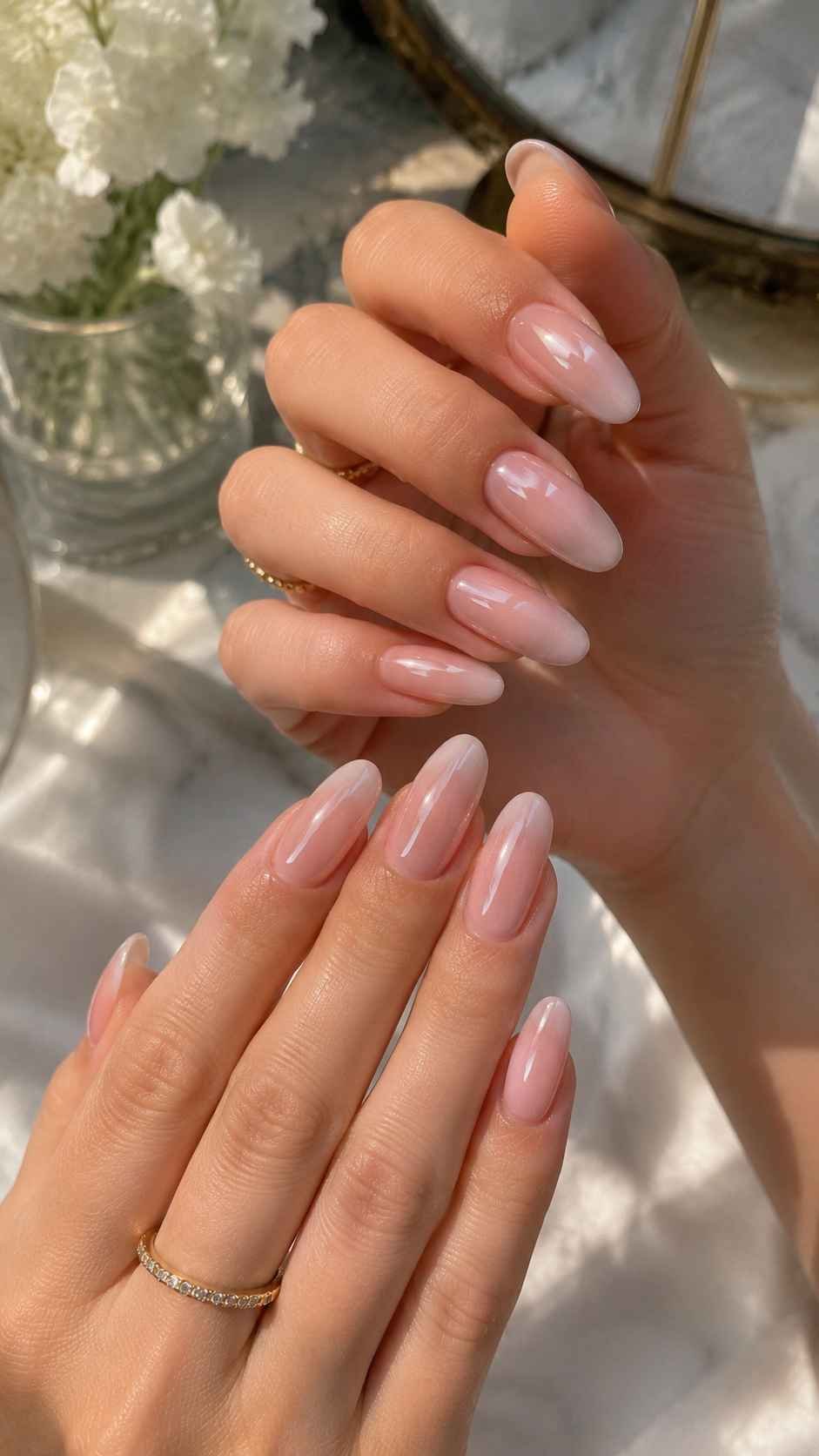 High Arch Oval Nail Extensions