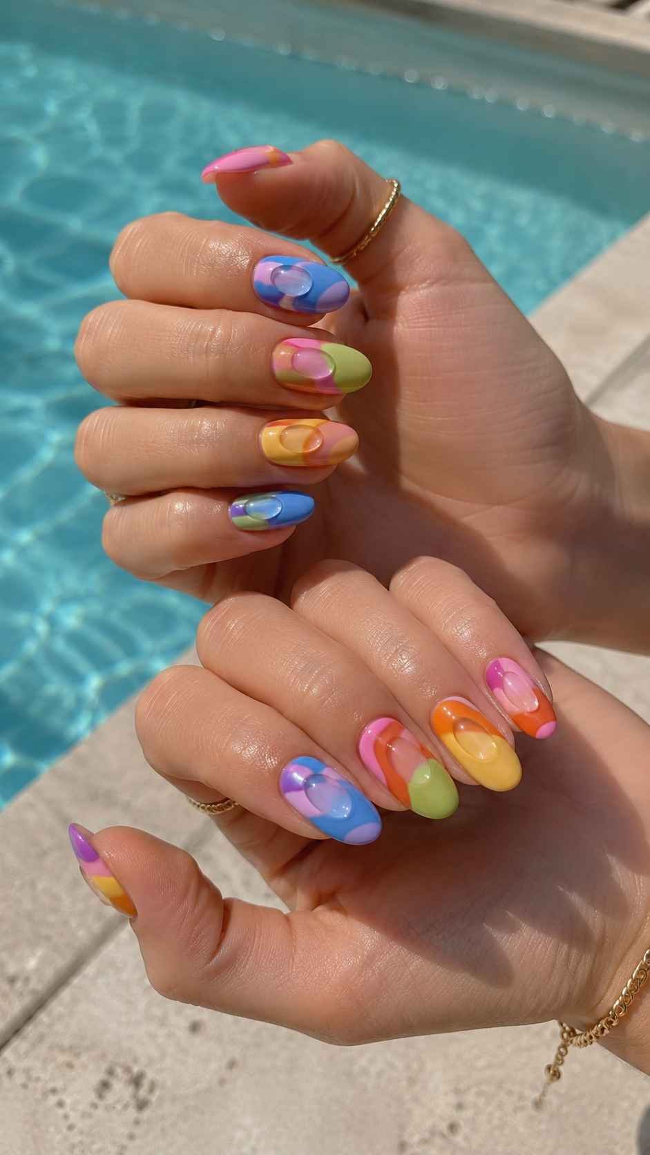 Inflatable Color Form Summer Colorful Nails