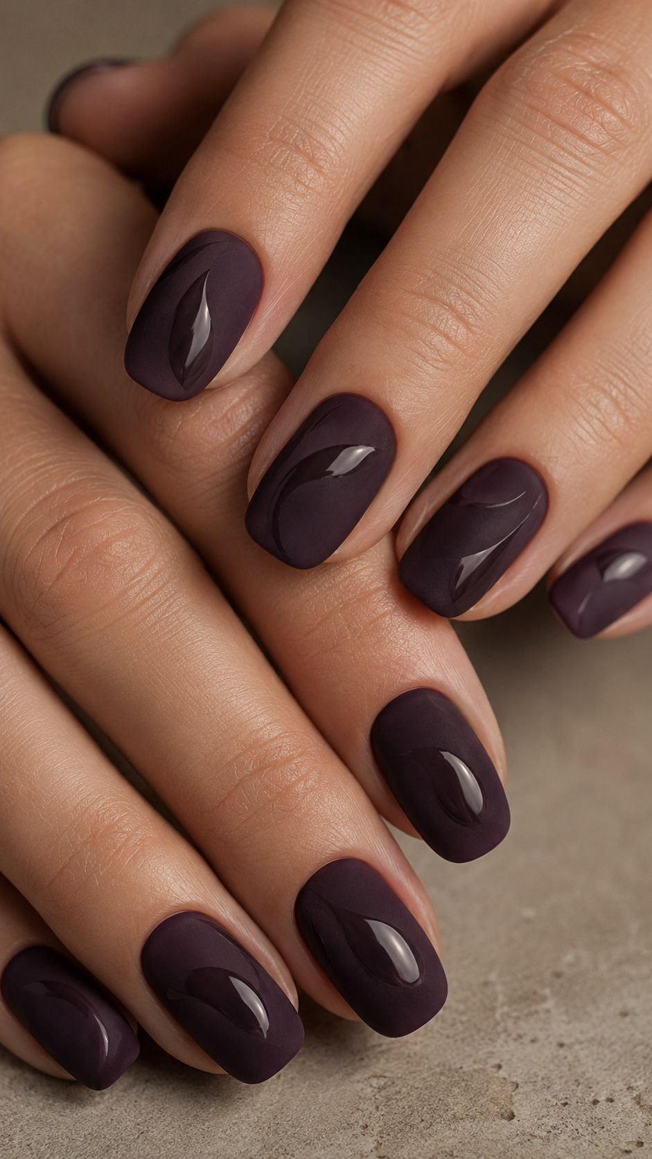 Matte and Gloss Imprint Nail Art