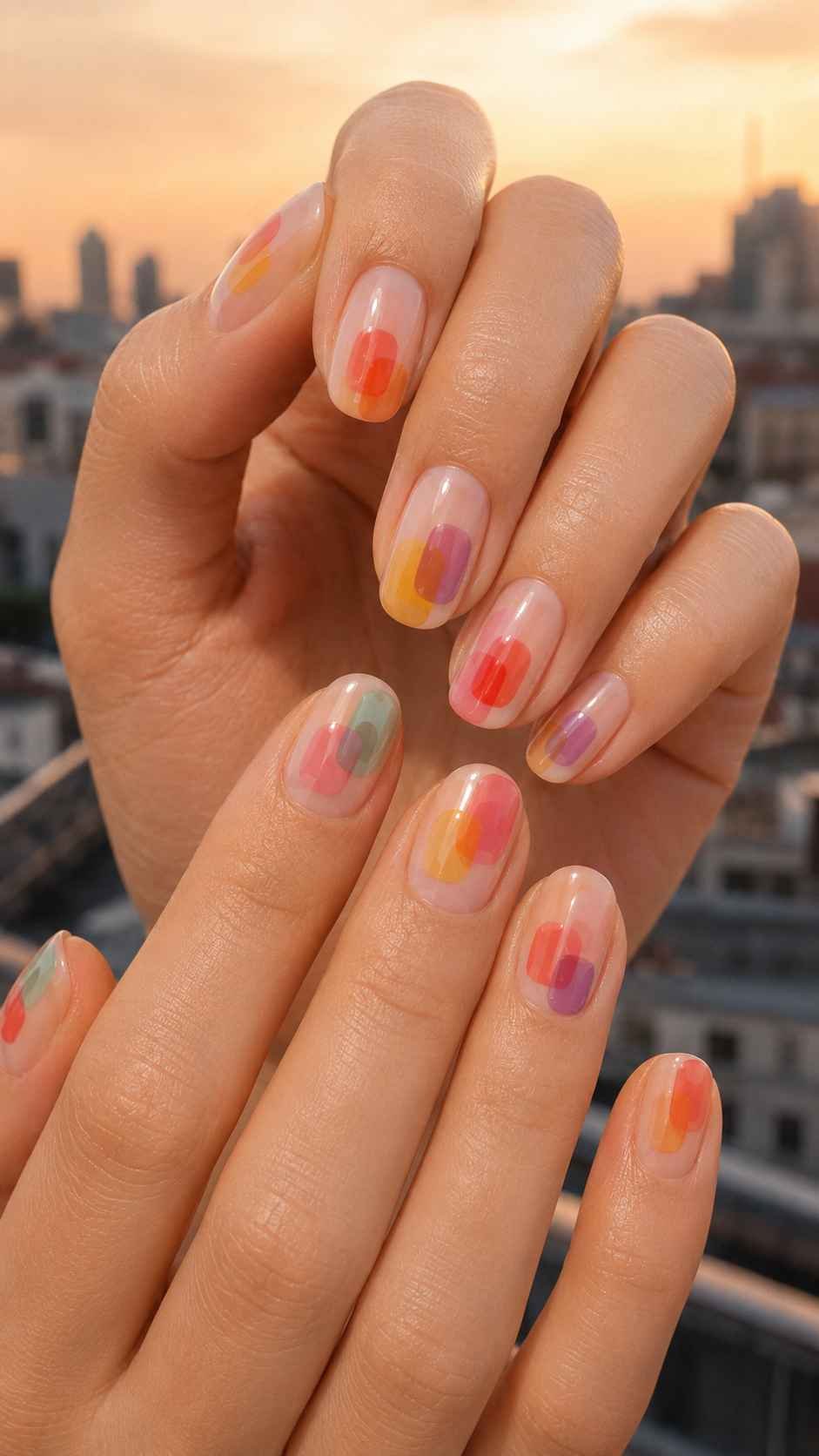 Overlap Transparent Swatch Cards