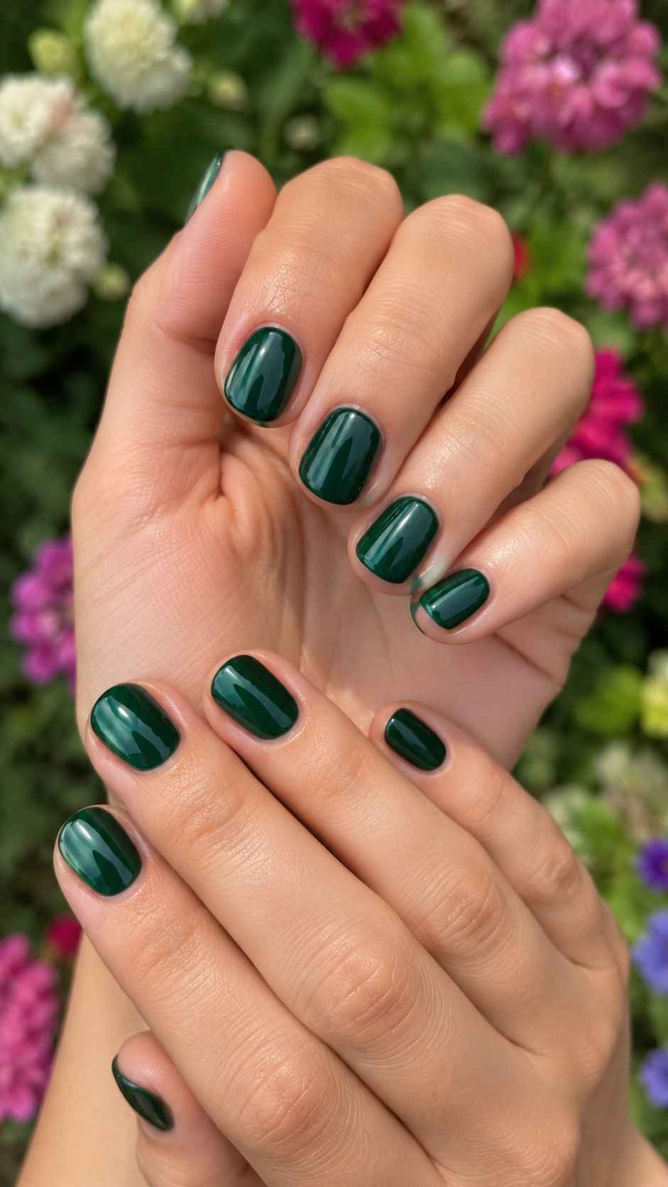 Select Clear Bottle Green for a Polished Statement