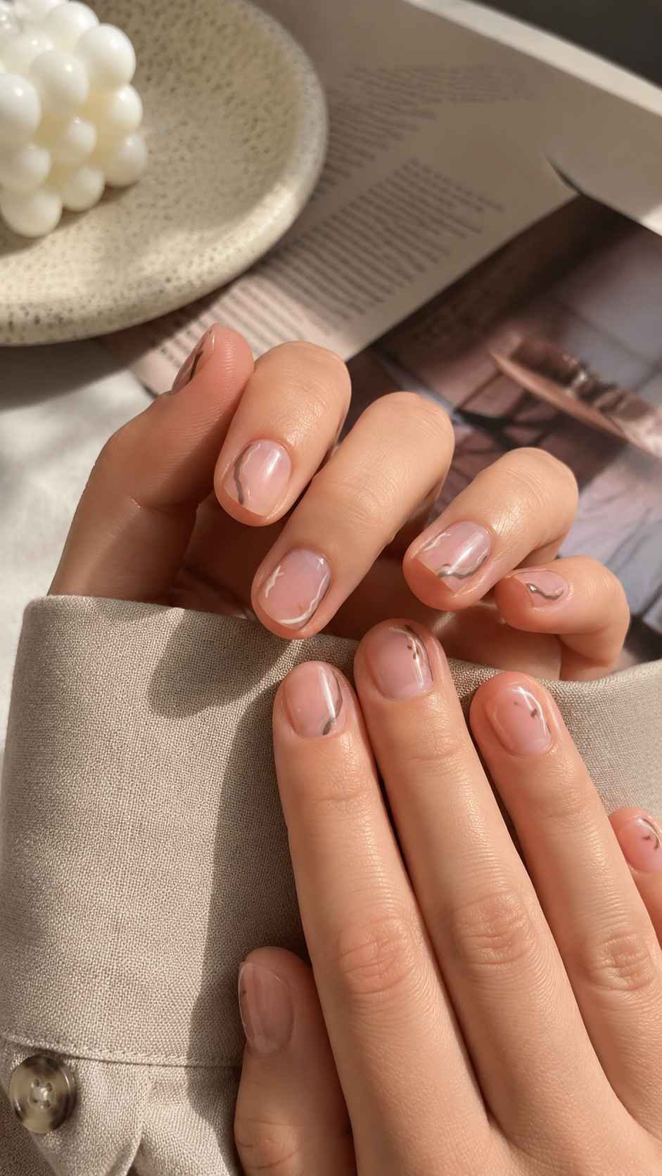 Side Curve Nail Stickers