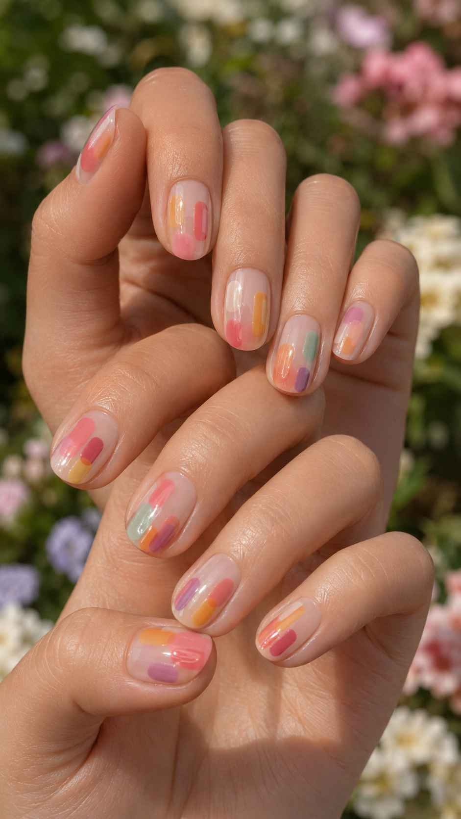 Sorbet Swatch Nail Art Designs