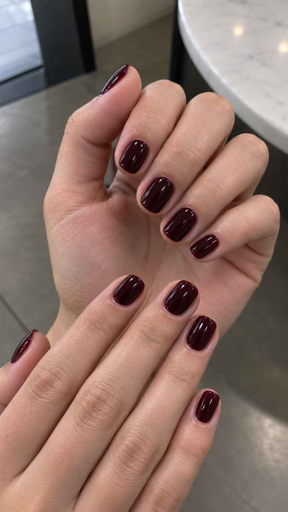 Use Deep Color on Short Natural Nails