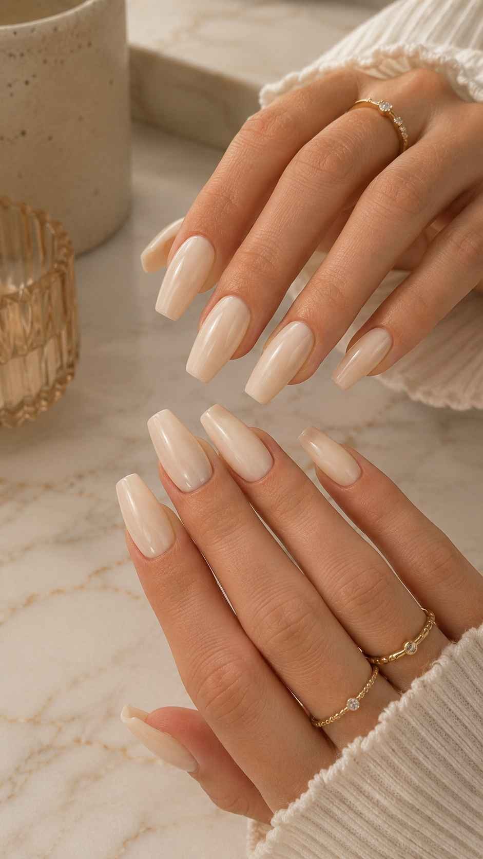 Use a Cream Finish for a Lighter Mood