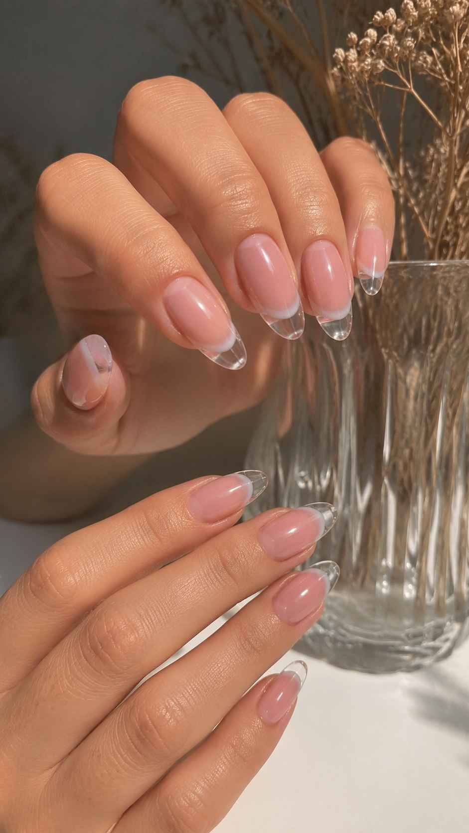 Crystal Tips With a Clouded Fade