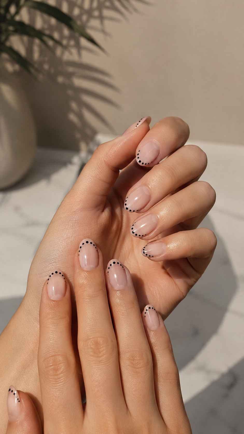 Design a Broken Dot French Tip