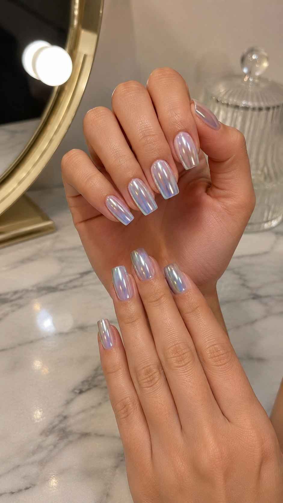 Icy Silver Veil