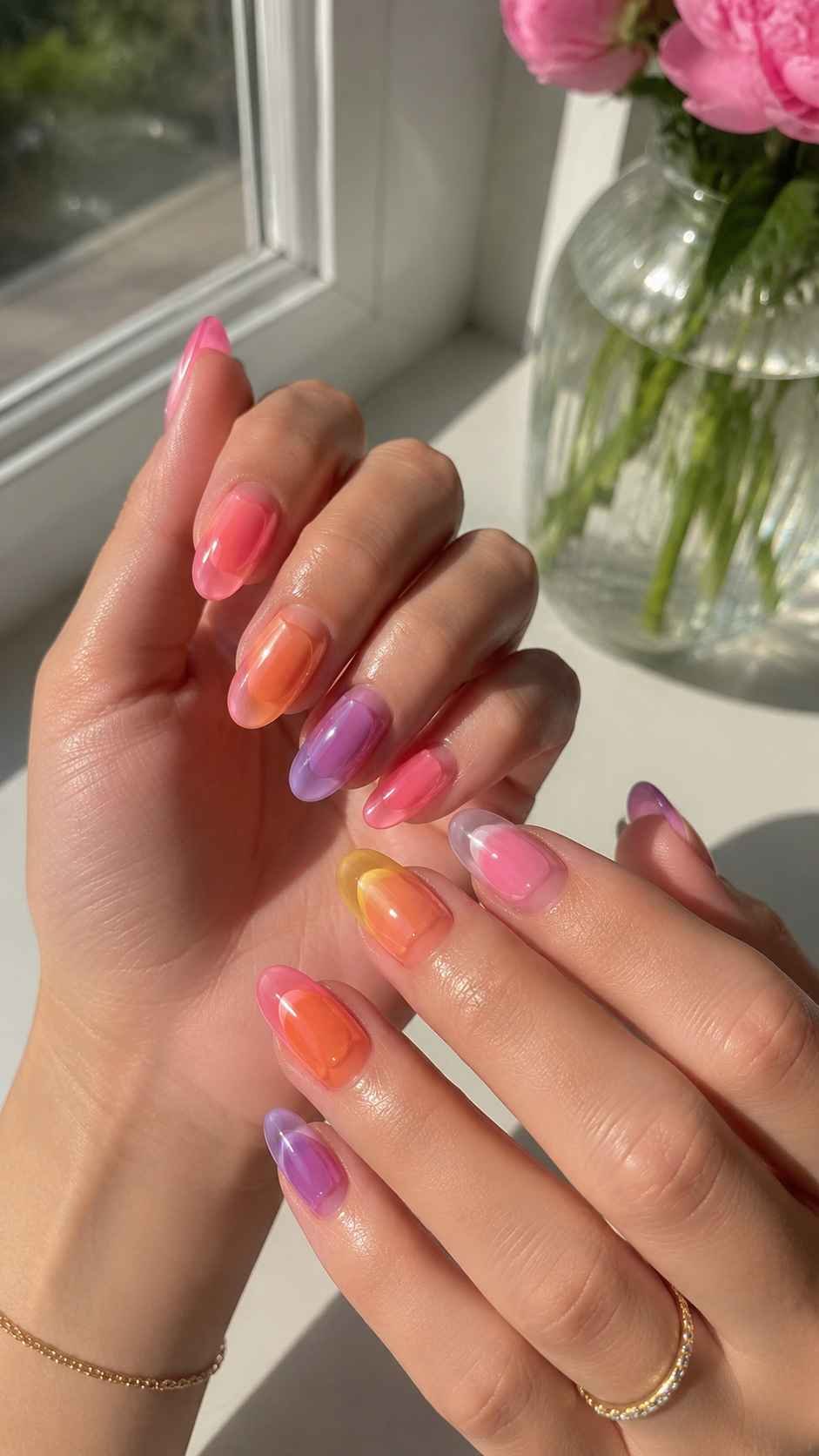 Juicy Color Acrylic Nails With Playful Energy