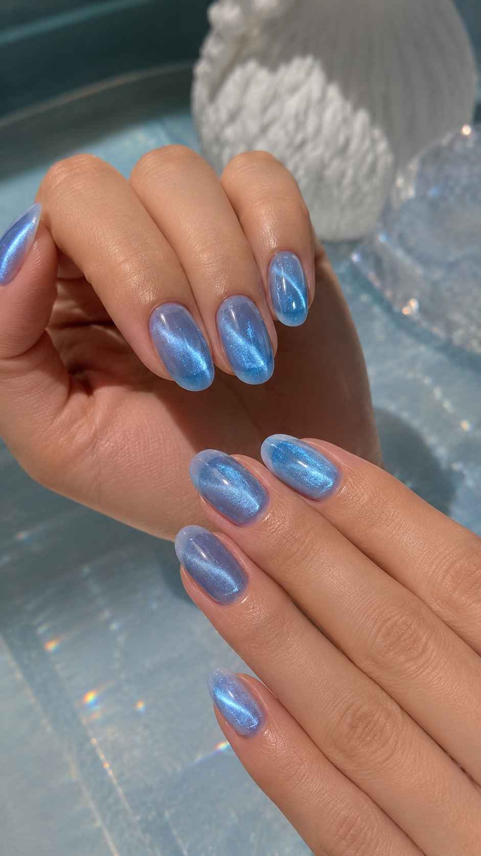 Layer Clear Blue Over the Reflection