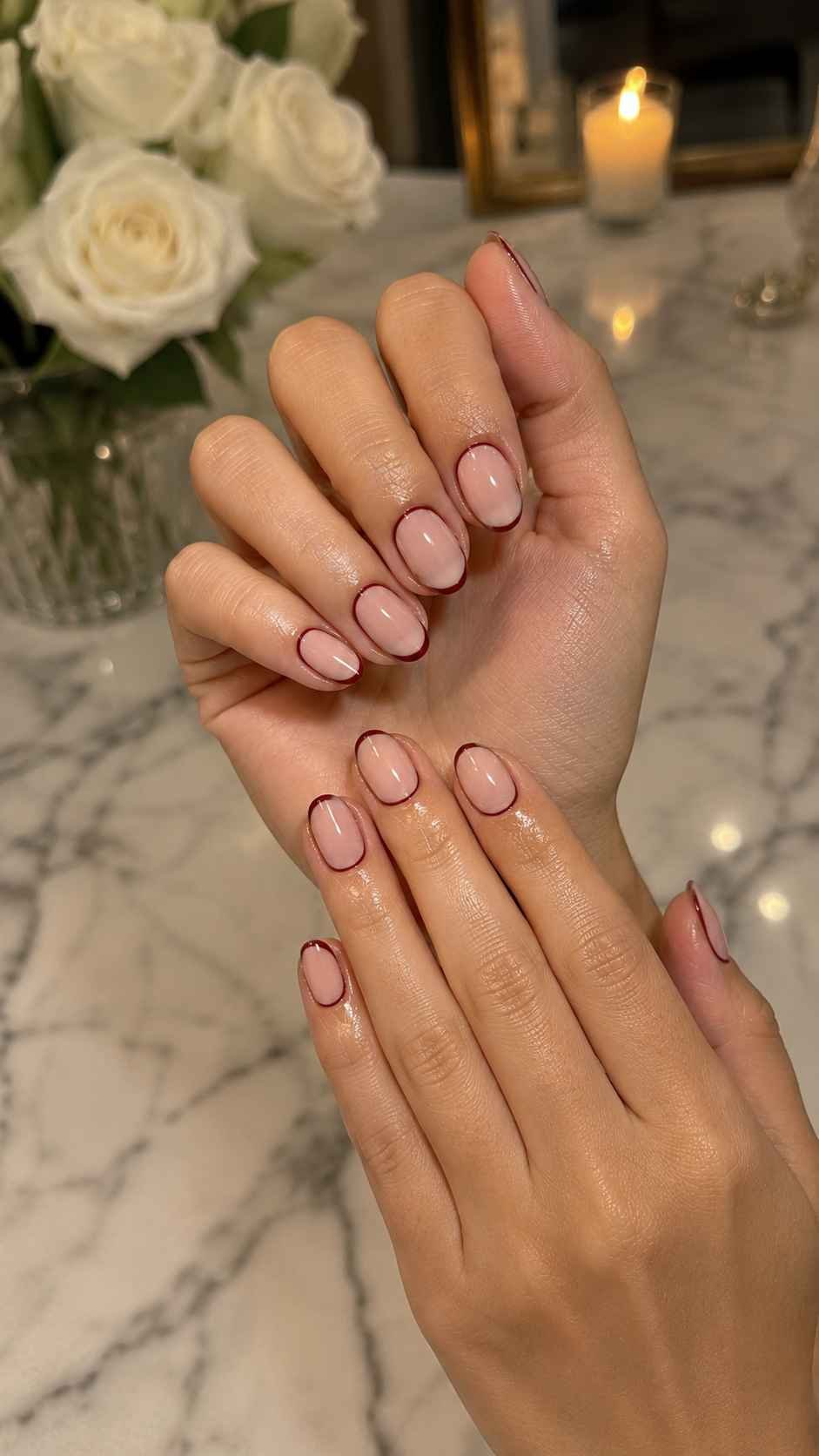 Outline the Cuticle With Crimson