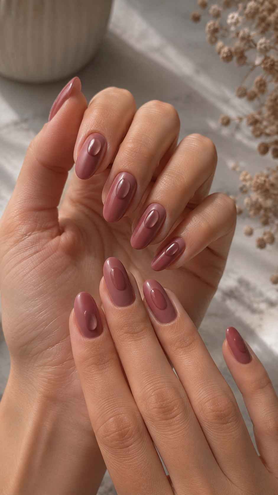 Pair Glossy Shapes With a Satin Base