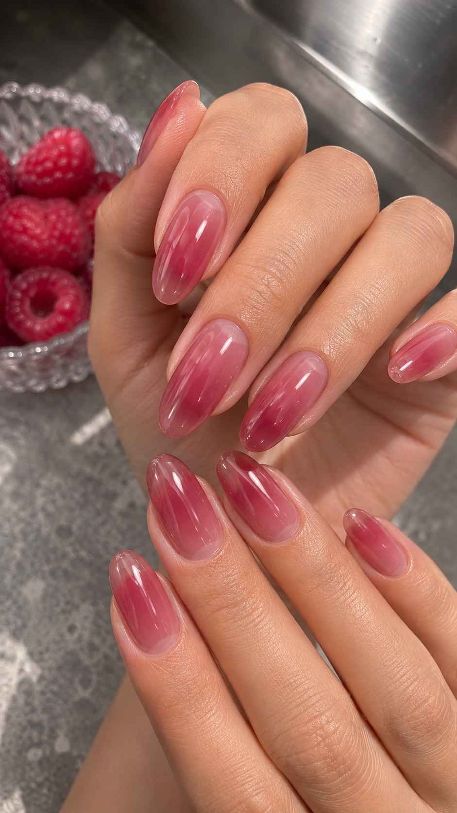 Raspberry Syrup With Glossy Depth