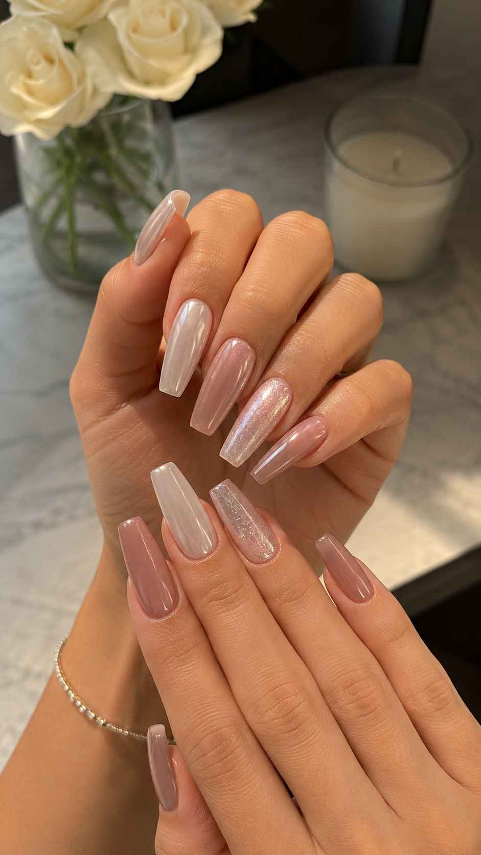 Sculpted Coffin Nails