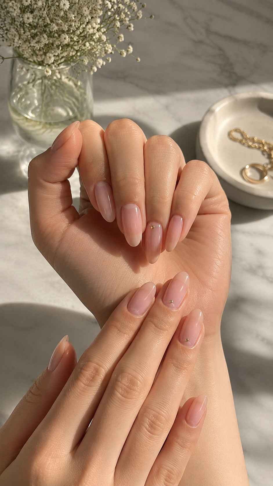 Shape Focused Nails With Minimal Decoration