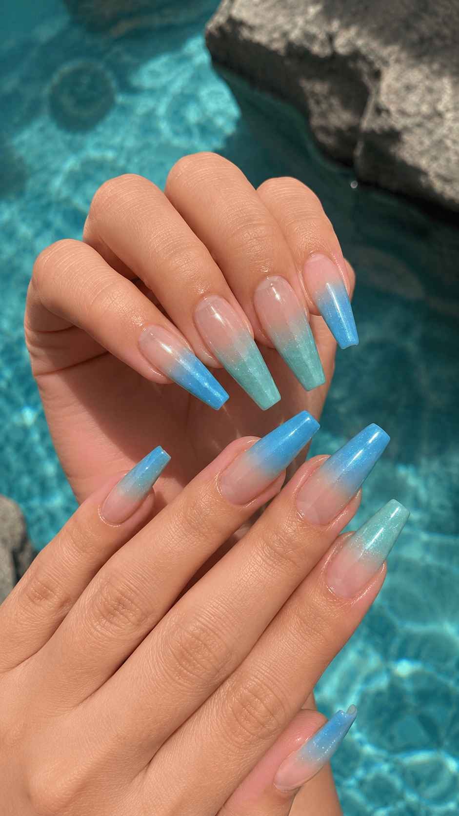 Sky Lagoon Coffin Nails