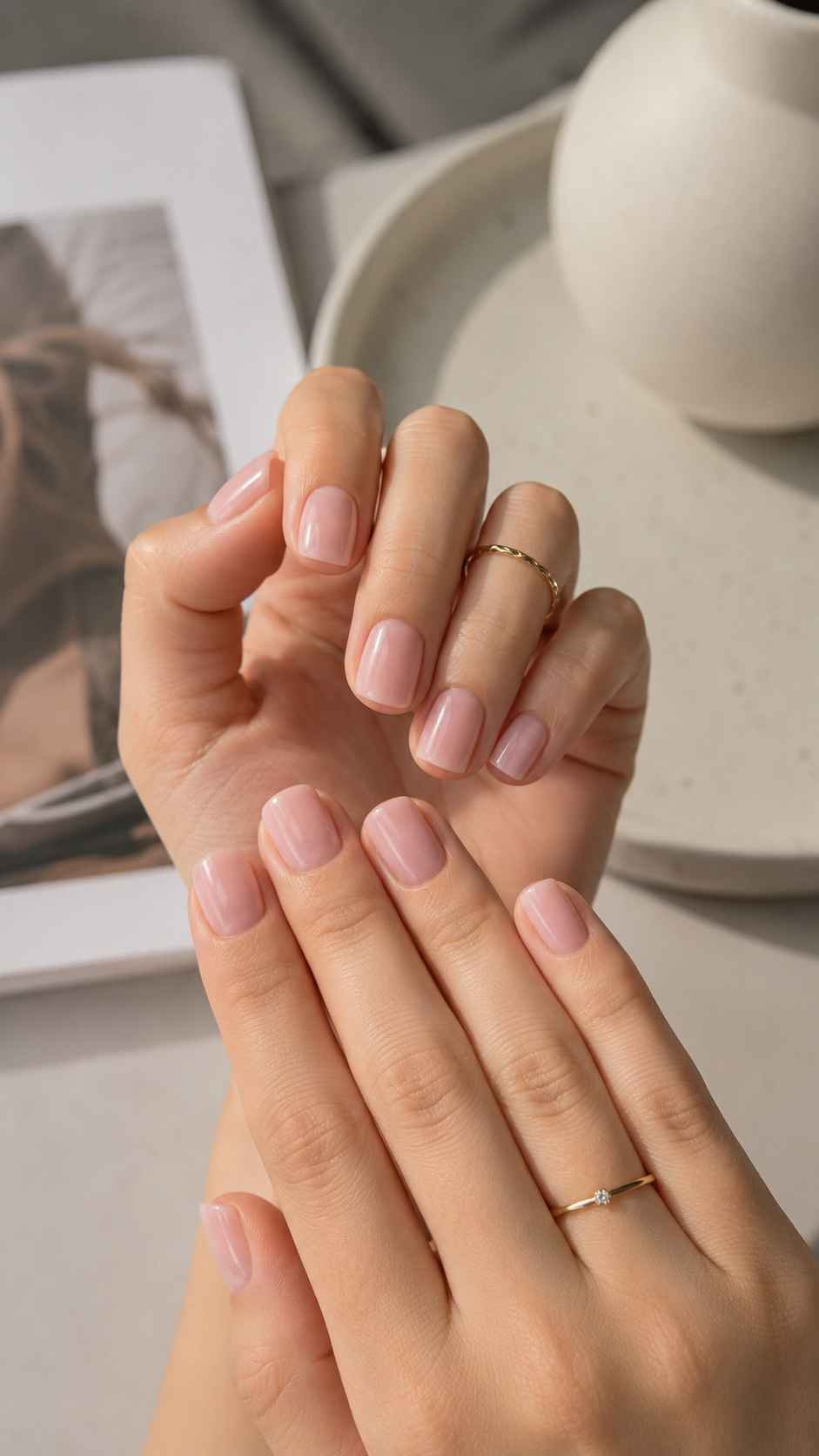 Soft Short Square Nails