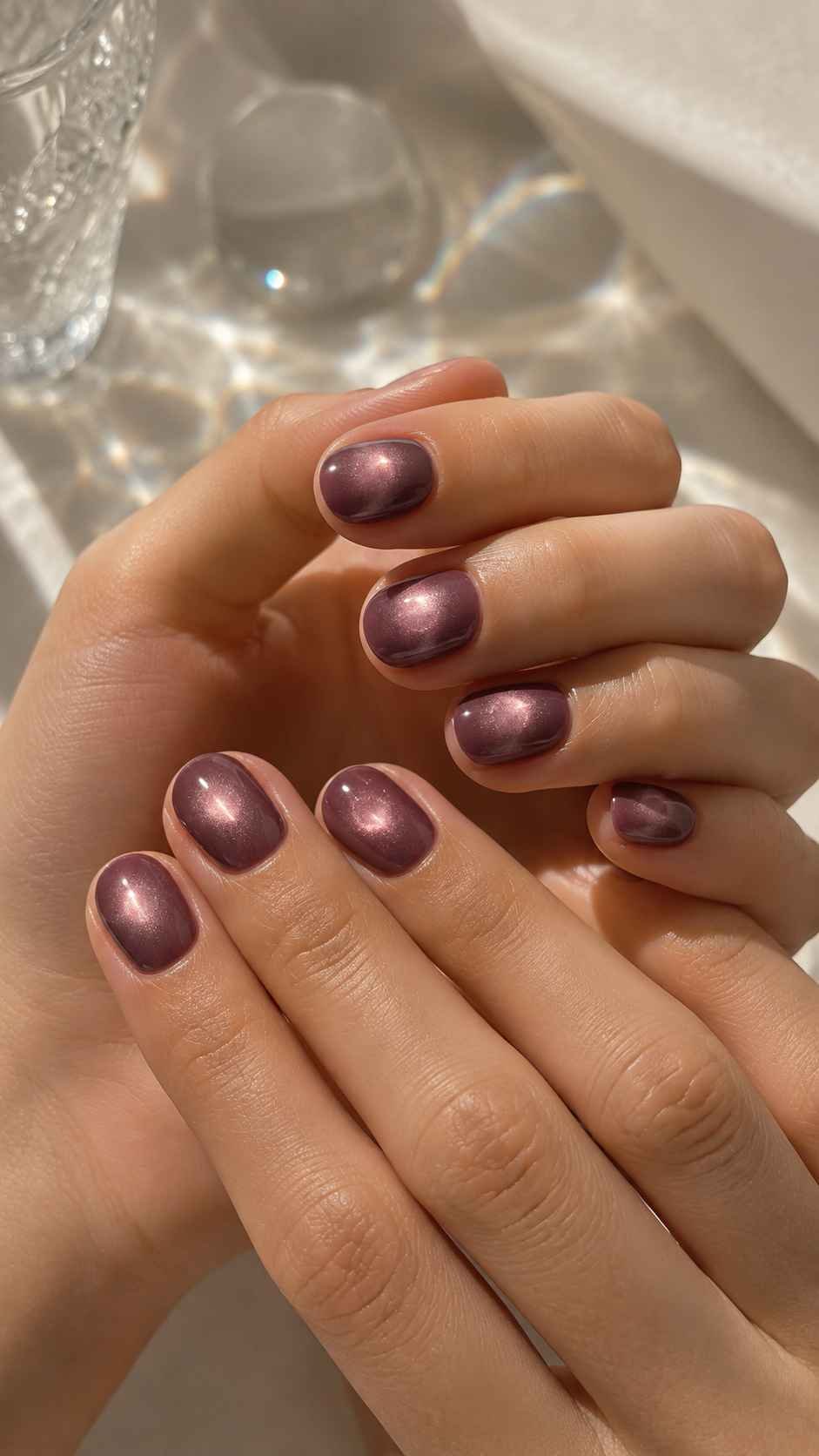 Tonal Halos on Short Rounded Nails