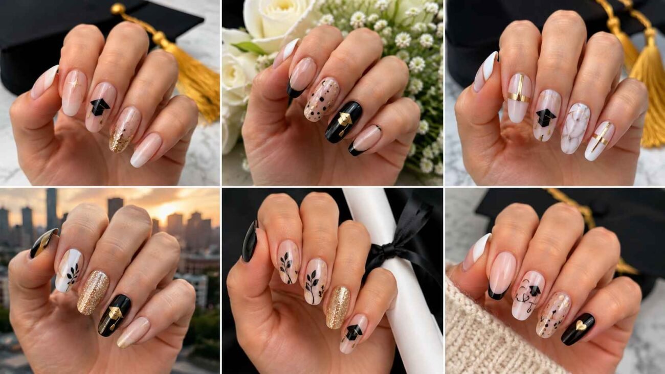 nails for graduation