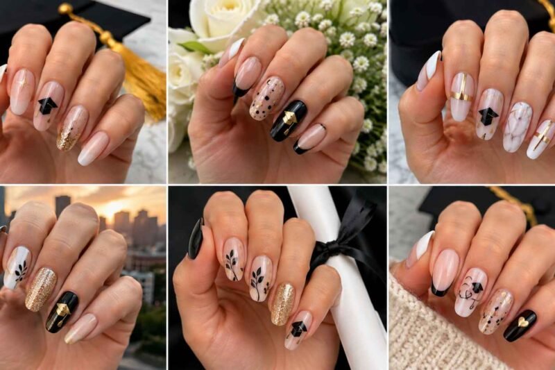 nails for graduation