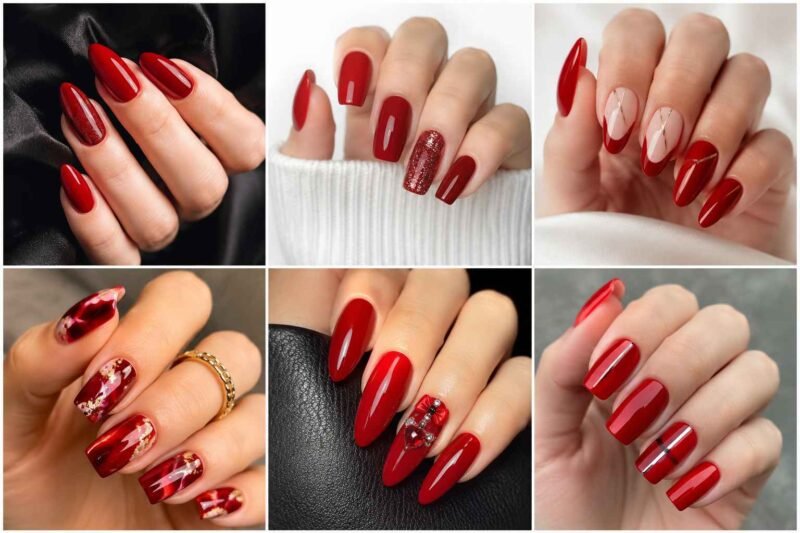 Classy Red Nail Designs That Never Go Out of Style